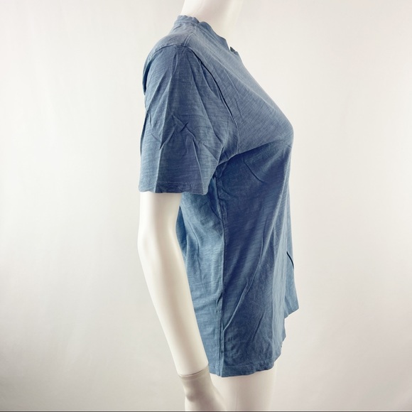 Everlane Size S Blue Short Sleeve Cotton T-Shirt - Picture 4 of 7